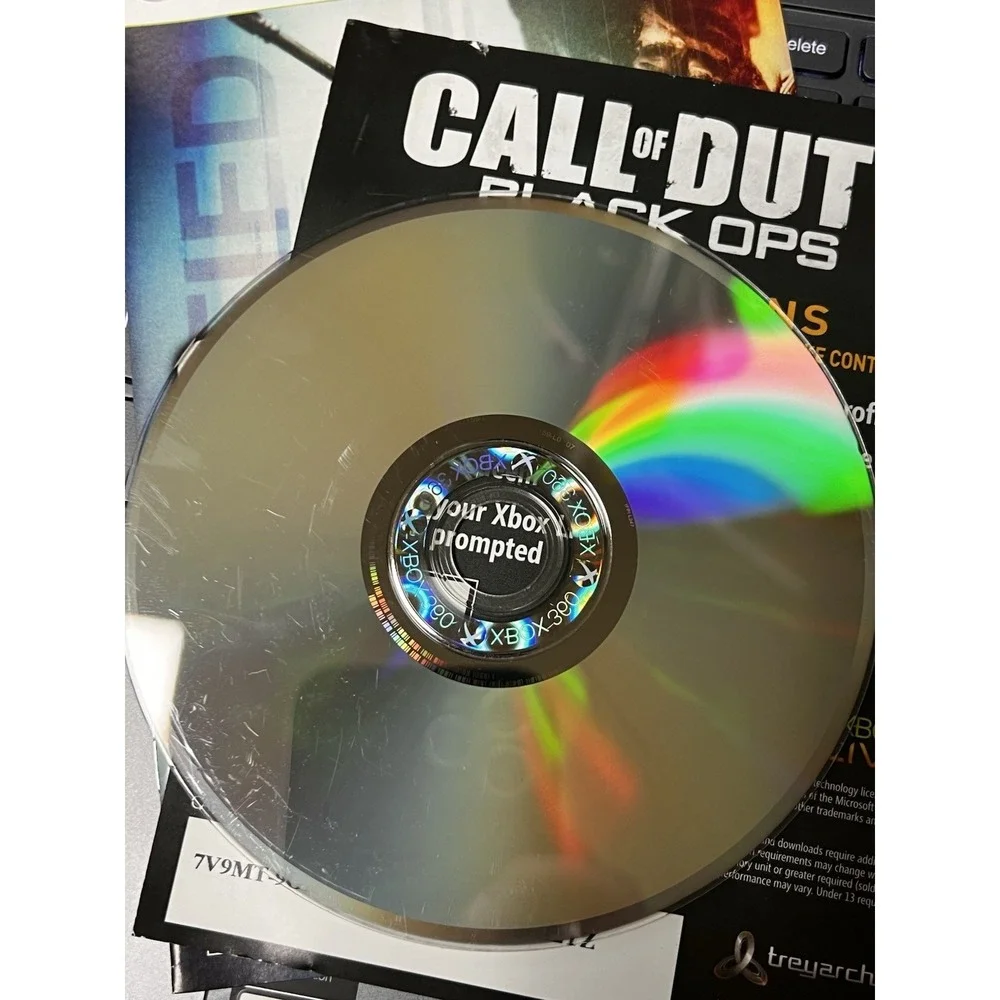 031-011 Call of‎ Duty: Black Ops (Xbox 360, 2010) Complete w/ Manual Video Game